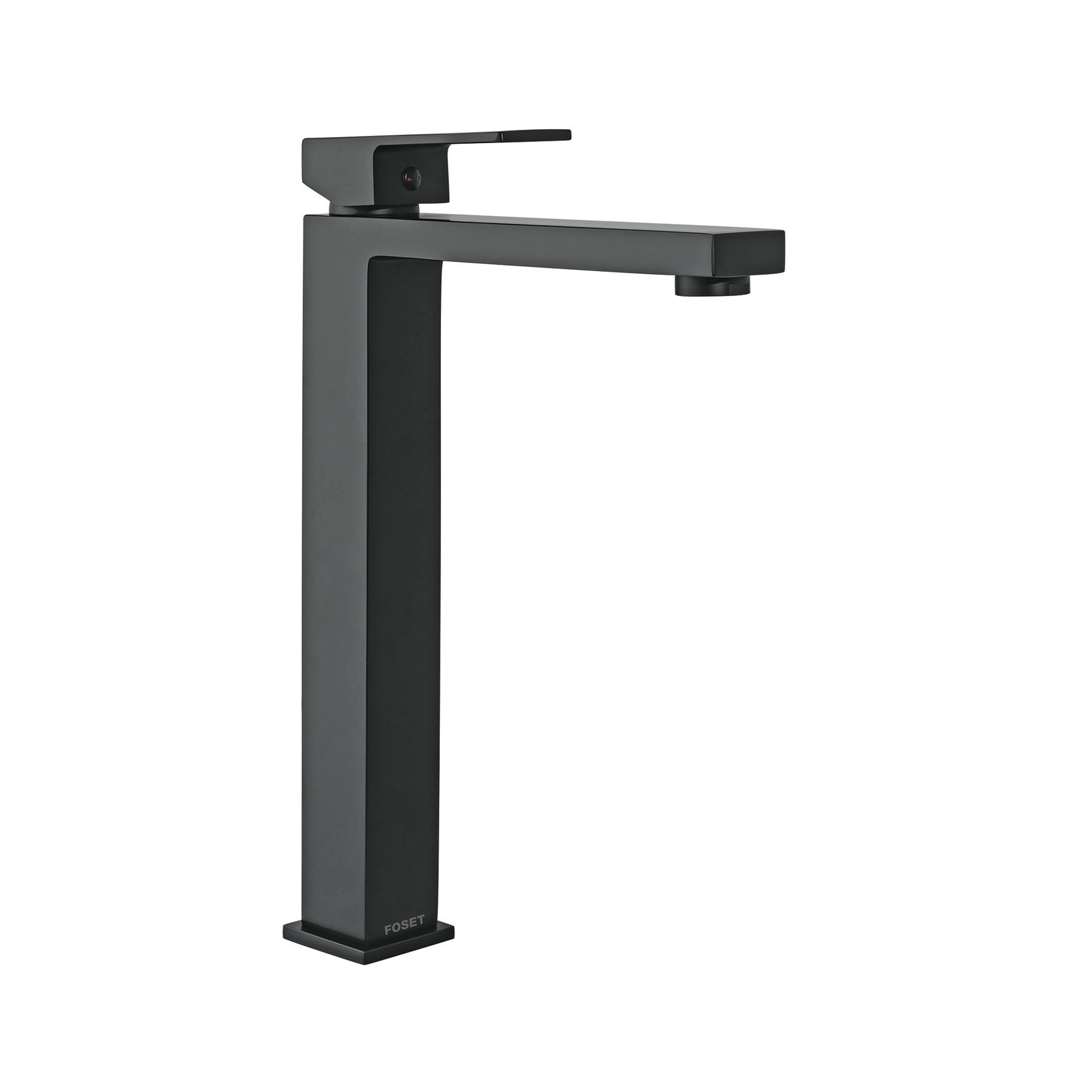 MONOMANDO ALTO PARA LAVABO NEGRO MATE