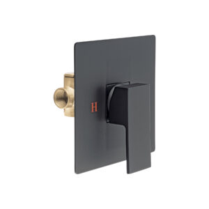 Monomando regadera negro mate FOSET KUBO KUM-71M